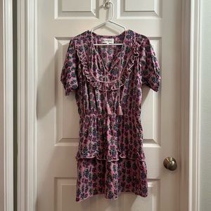 Floral print mini dress